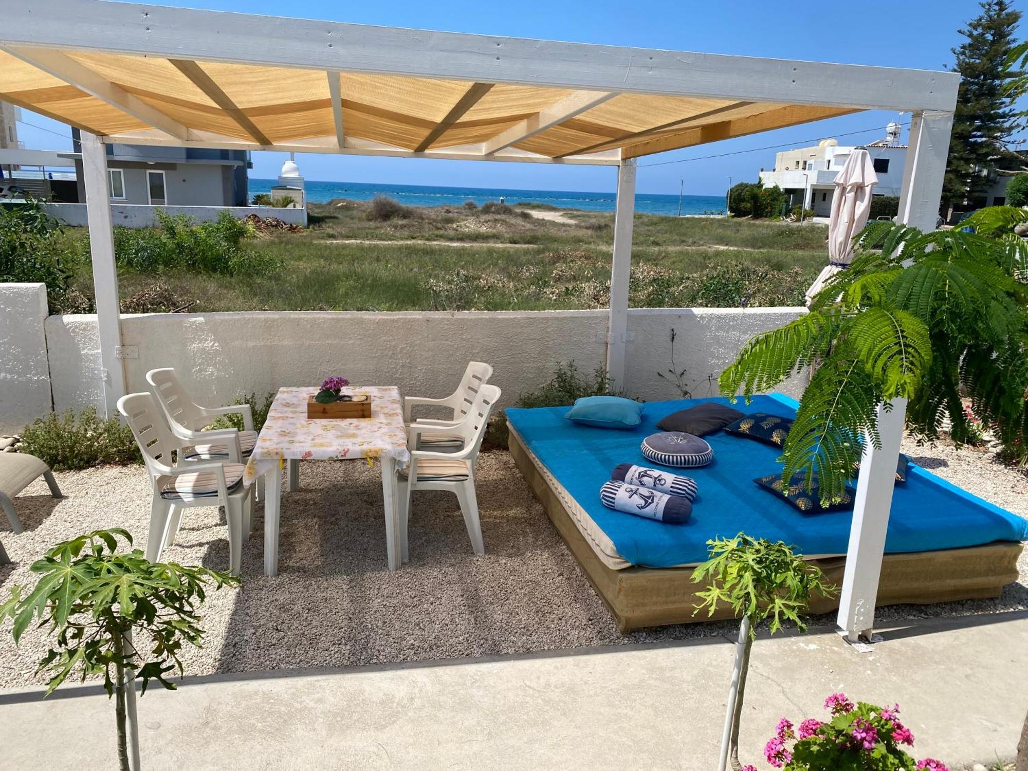 Cozy Beach House Perivolia Bagian luar foto